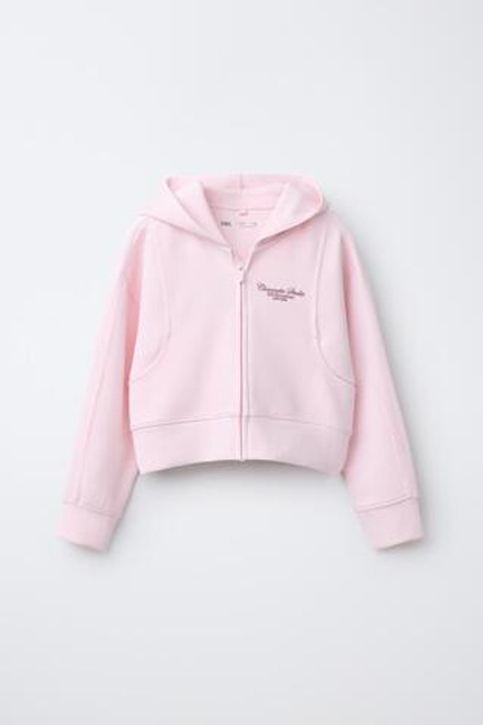 ZARA ХУДИ С МОДАЛОМ, ПАСТЕЛЬНО-РОЗОВЫЙ