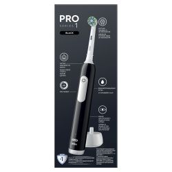 Электрическая зубная щетка ORAL-B Pro Series 1/D305.513.3 черная 3 режима тип 3791