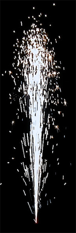 Фонтан "Кружева" 60 секунд / 5 метров / 2 эффекта