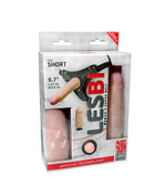 Страпон Harness на трусиках с дополнительной насадкой 17 см