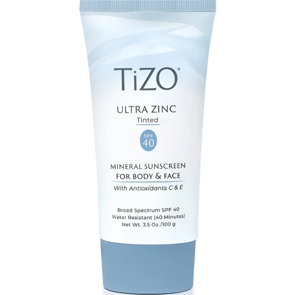 Ultra Zinc SPF 40 Tinted | Крем солнцезащитный для лица и тела с оттенком TiZO, 100гр