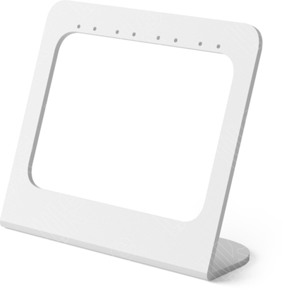 Подставка для 4 пар серег-конго/окошка/отверстия на планке