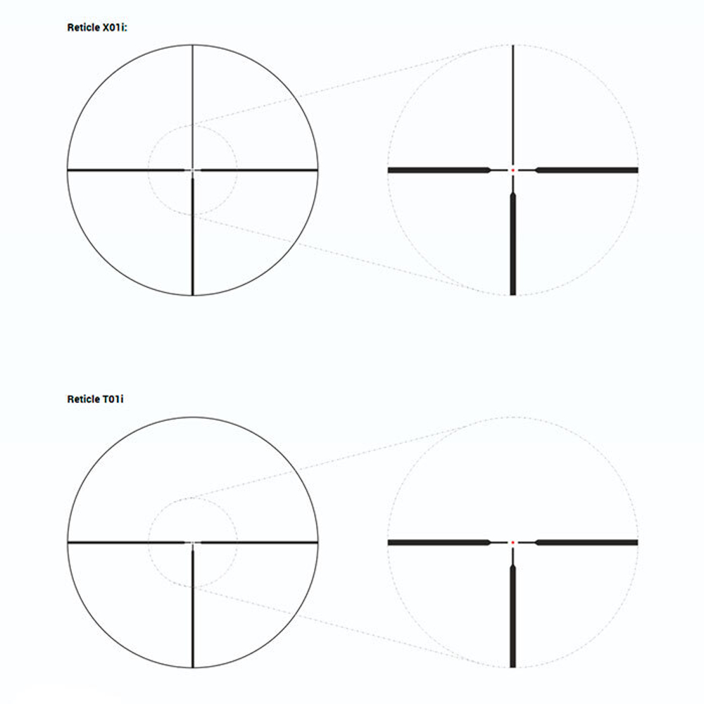 Оптический прицел Jaeger 3-12x56 с меткой  X01i (23028 X01i)