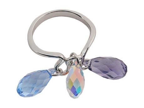 "Желе" кольцо в родиевом покрытии из коллекции "Десерт" от Jenavi