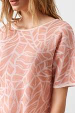 23009 Джемпер женский (розовый принт)