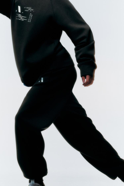 ZARA СПОРТИВНЫЕ БРЮКИ-ДЖОГГЕРЫ , КОРИЧНЕВЫЙ