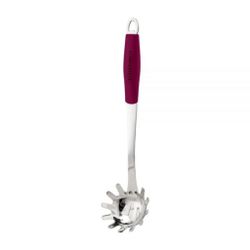 Ложка для спагетти 33 см нерж. силикон. ручка SUNNEX