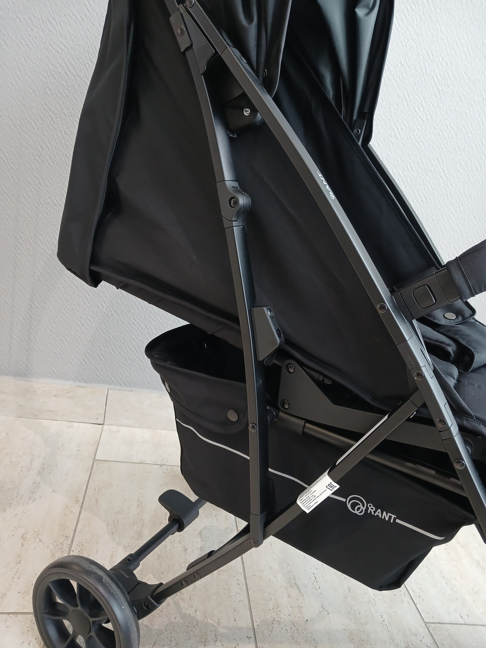 Коляска детская RANT "LARGO" RA054 Onyx Black 2024