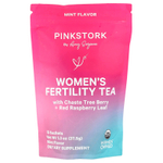 Pink Stork, Чай для женщин, очищающий от бесплодия, с мятой, 15 пакетиков, 37,5 г (1,3 унции)