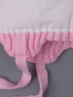 Шапка для девочки зимняя вязаная и снуд