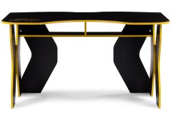 Компьютерный стол Вивианн 140х89х75 черный / желтый