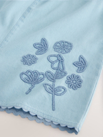 Комбинезон джинсовый для девочки Next AA3-246, Синий