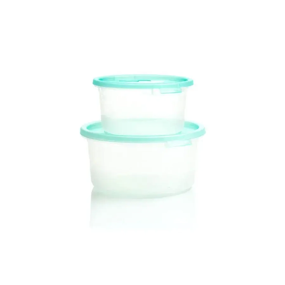 Комплект контейнеров СВЧ (0,,8л) круглых с клапаном СМАЙЛ (комплект 72 шт)