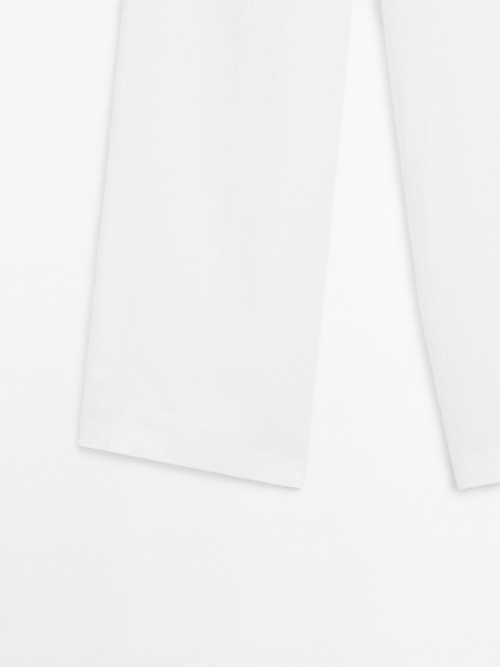 Massimo Dutti Костюмные брюки из 100% льна, белый