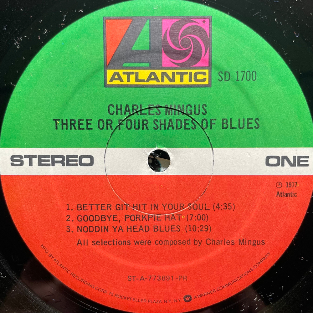 Charles Mingus ‎– Three Or Four Shades Of Blues (США 1977г.)