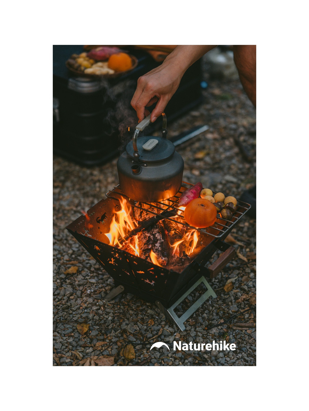 Чайник Naturehike туристический, 1,4 л., алюминий, серый