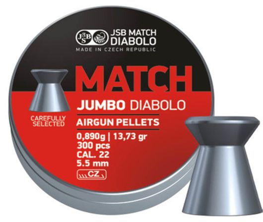 Пули JSB EXACT JUMBO DIABOLO MATCH 5,5 мм 0,89 г 300 шт