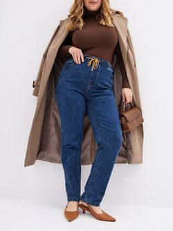 Джинсы на резинке больших размеров