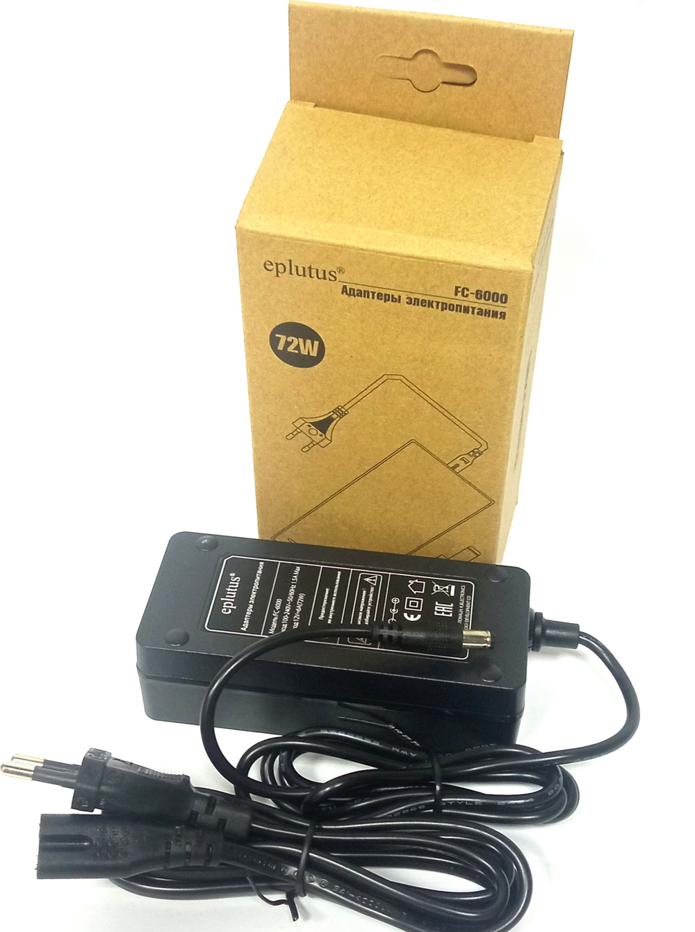 Адаптер питания Eplutus FC-6000 12V/6A (штекер 5.5мм.)