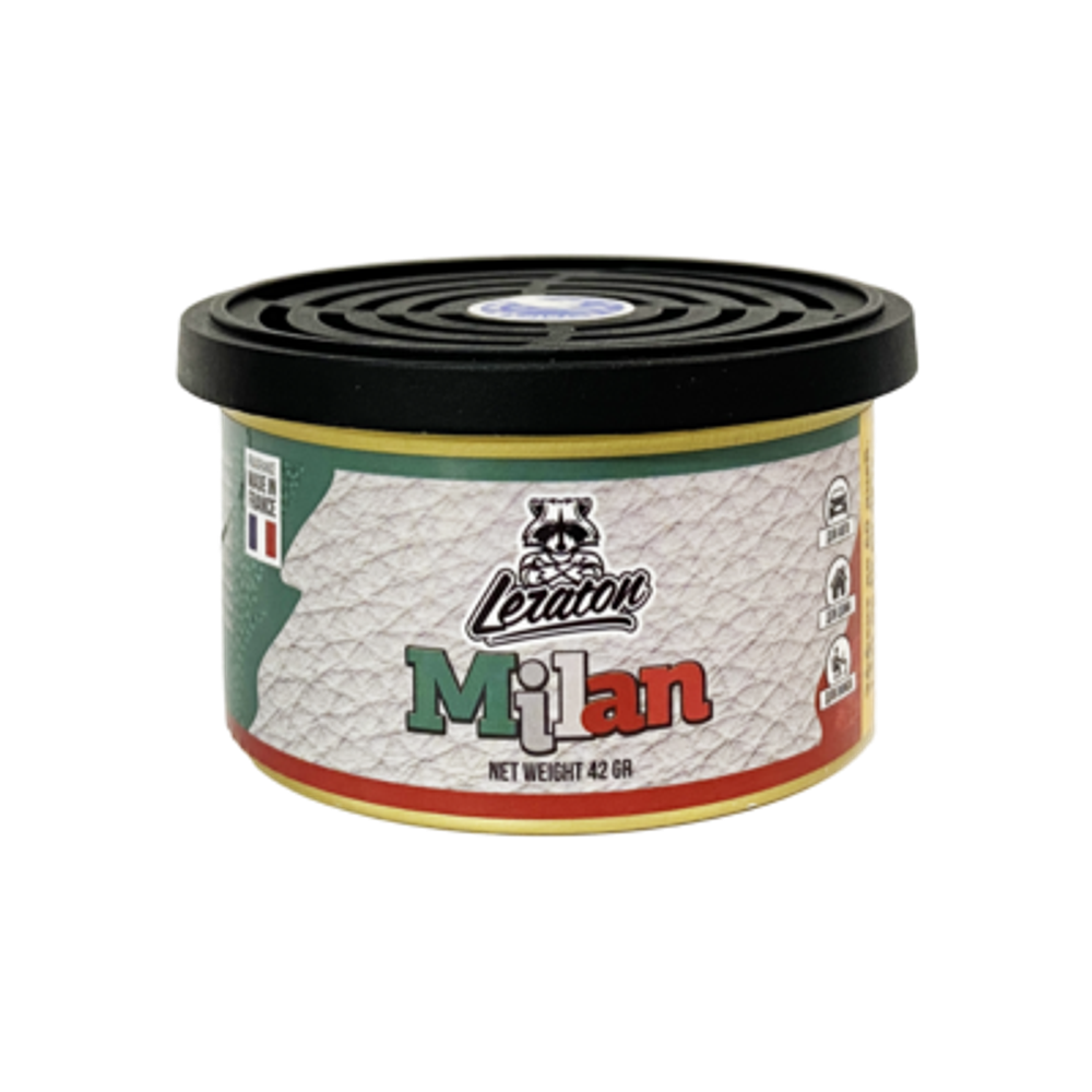 LERATON Milan (New Leather/Новая кожа) Ароматизатор для автомобиля в банке
