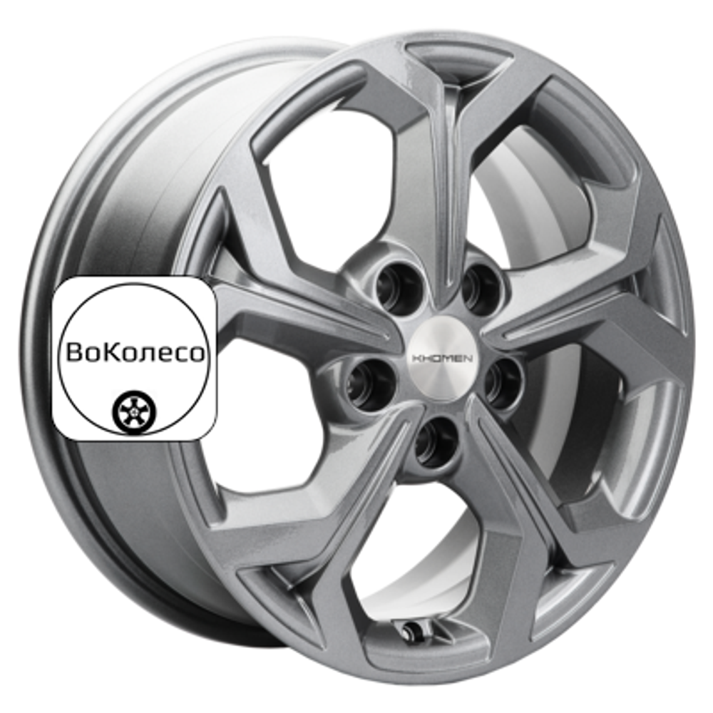 6,5x16/5x114,3 ET46 D67,1 KHW1606 (Mitsubishi) Gray Khomen Wheels
