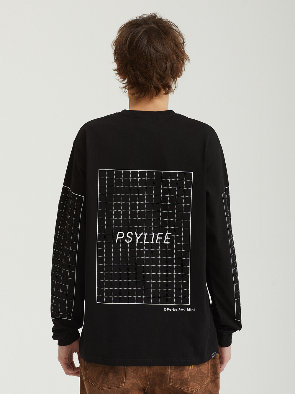 Мужской Лонгслив Grids