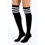 Женские гольфы ROSYLAND Clothing One Size (Цвет: черный с белым)