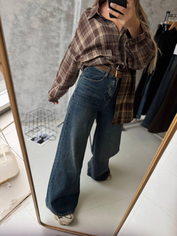 Брюки джинсовые жен. 8625 син.