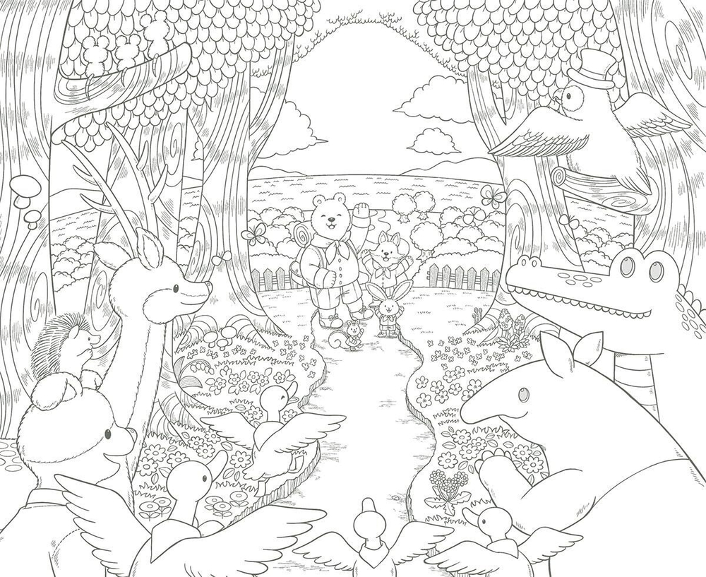 [Vol.7] Polar Bear's Adventure Cruise. Coloring Book