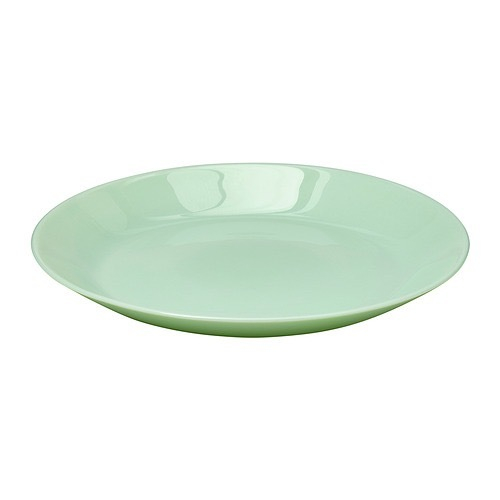 ОФТАСТ OFTAST Тарелка 19 см, светло-зеленая