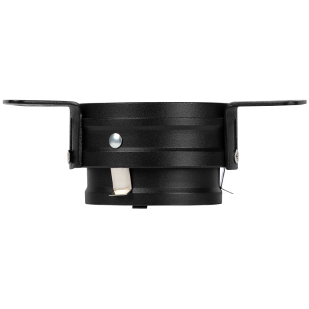 Светильник встраиваемый алюминиевый ЭРА KL99 BK безрамочный под штукатурку под лампу MR16 GU5.3 черный | Алюминиевые встраиваемые светильники