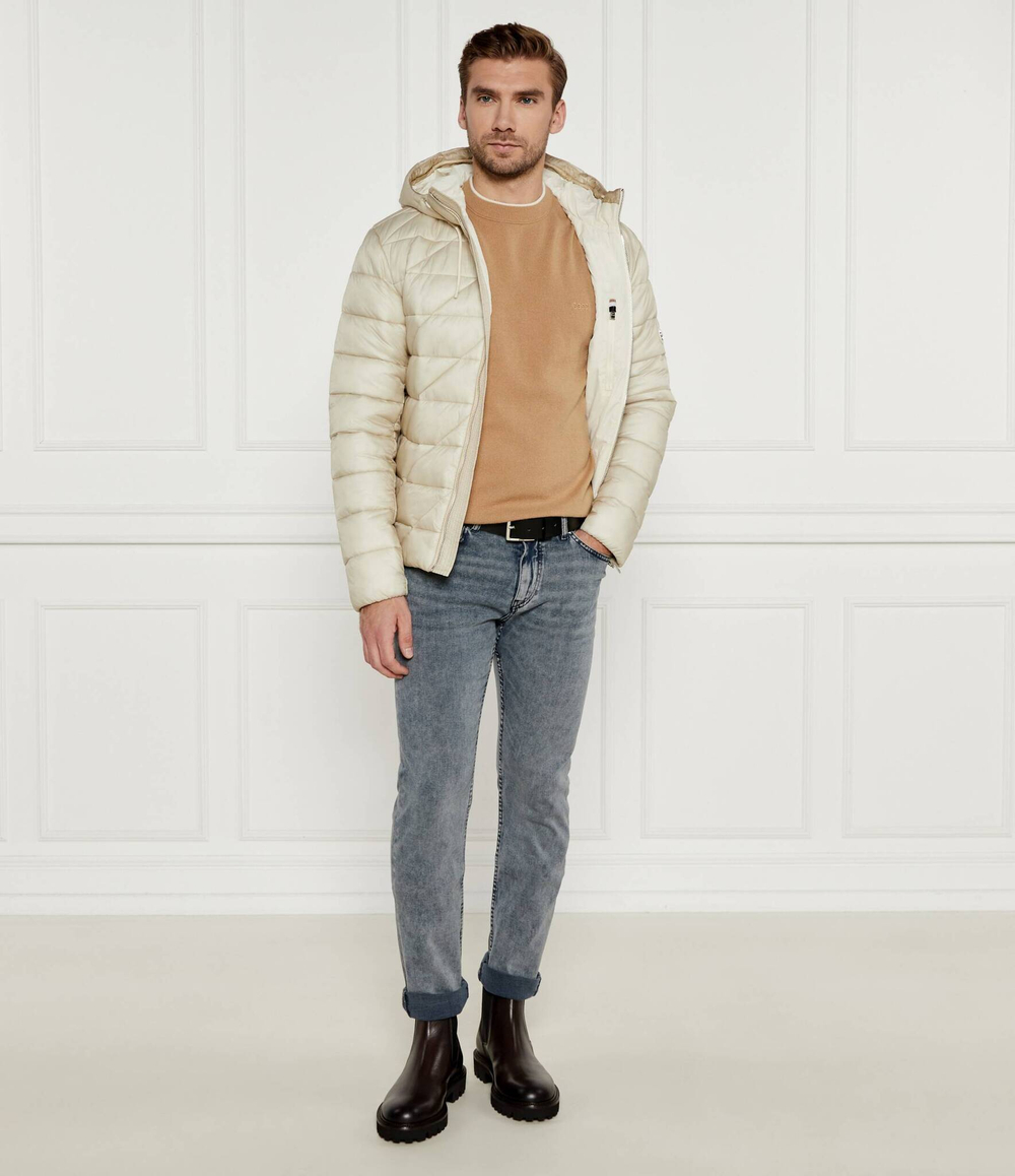 Шерстяной свитер Ebacio BOSS BLACK - бежевый(50526844)