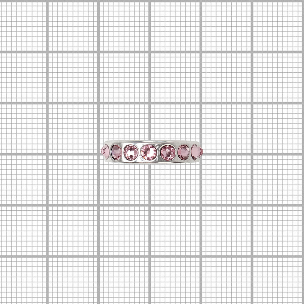 "Транч" кольцо в серебряном покрытии из коллекции "Elementary" от Jenavi