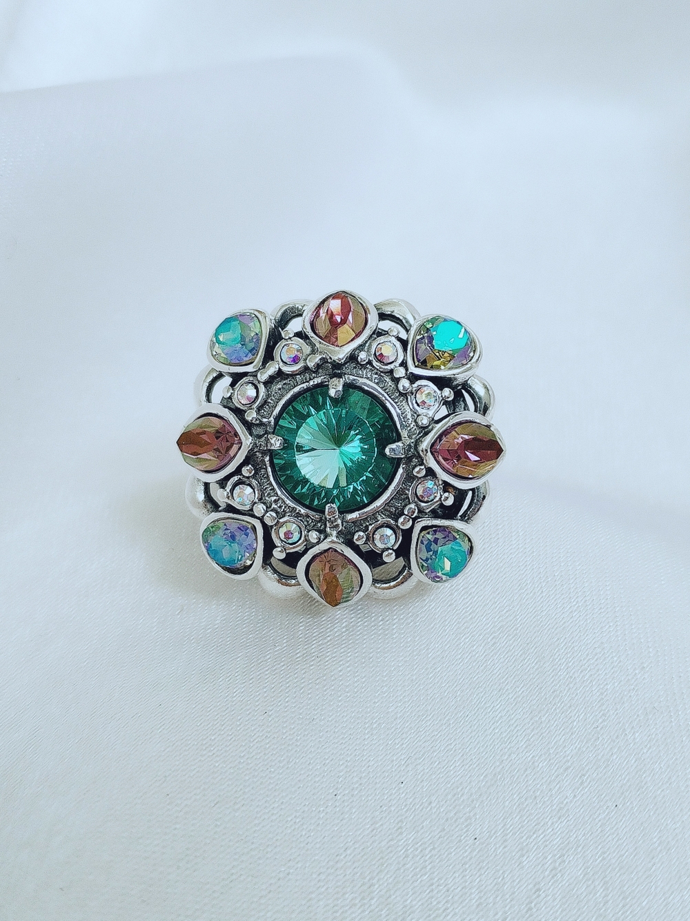 "Асонелли" кольцо в серебряном покрытии из коллекции "Террацио" от Jenavi