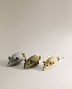 ZARA HOME НАБОР ИГРУШЕК ДЛЯ ДОМАШНИХ ЖИВОТНЫХ (3 шт.)