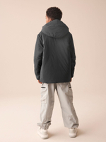 Куртка утепленная с капюшоном для мальчика Next Q61-571, Темно-серый