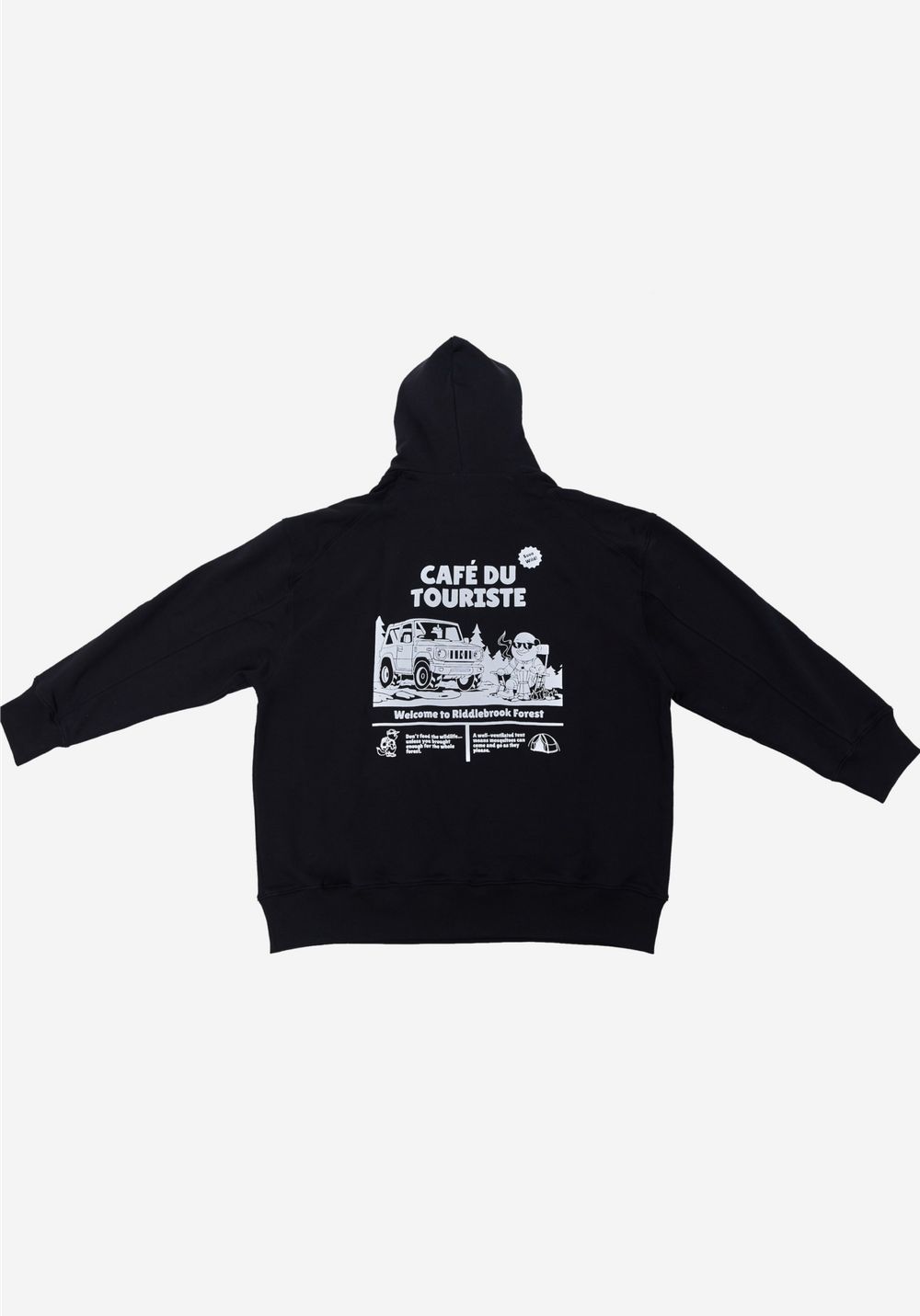 Худи Outerkit Cafe Du Touriste черное