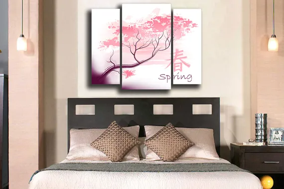 Модульная картина "Сакура"