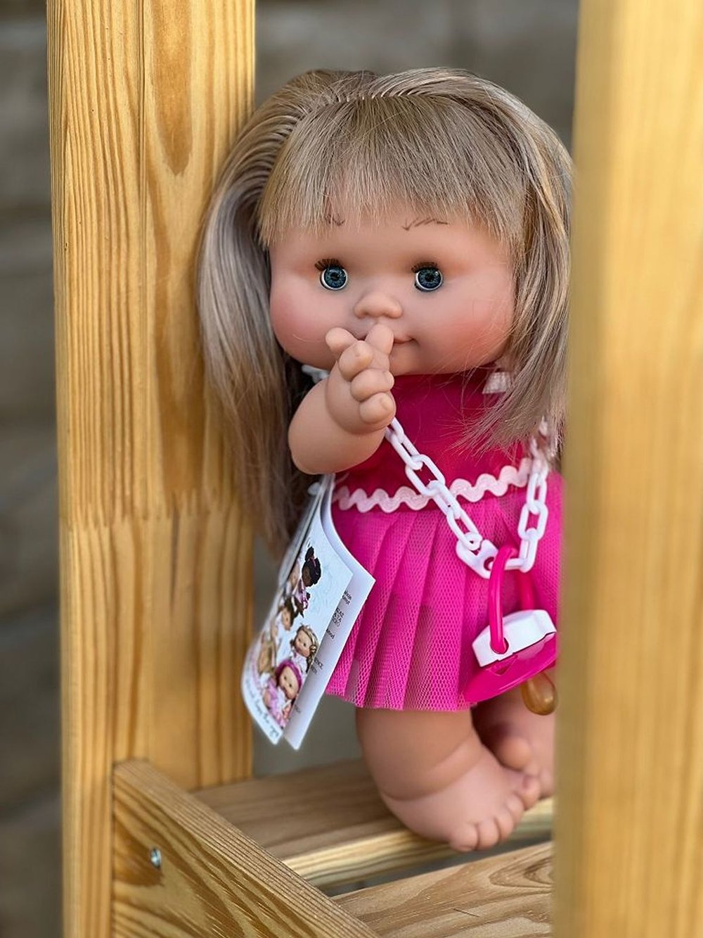 Пупс Nines 26см PEPOTE с закрывающими глазками (N804C2)