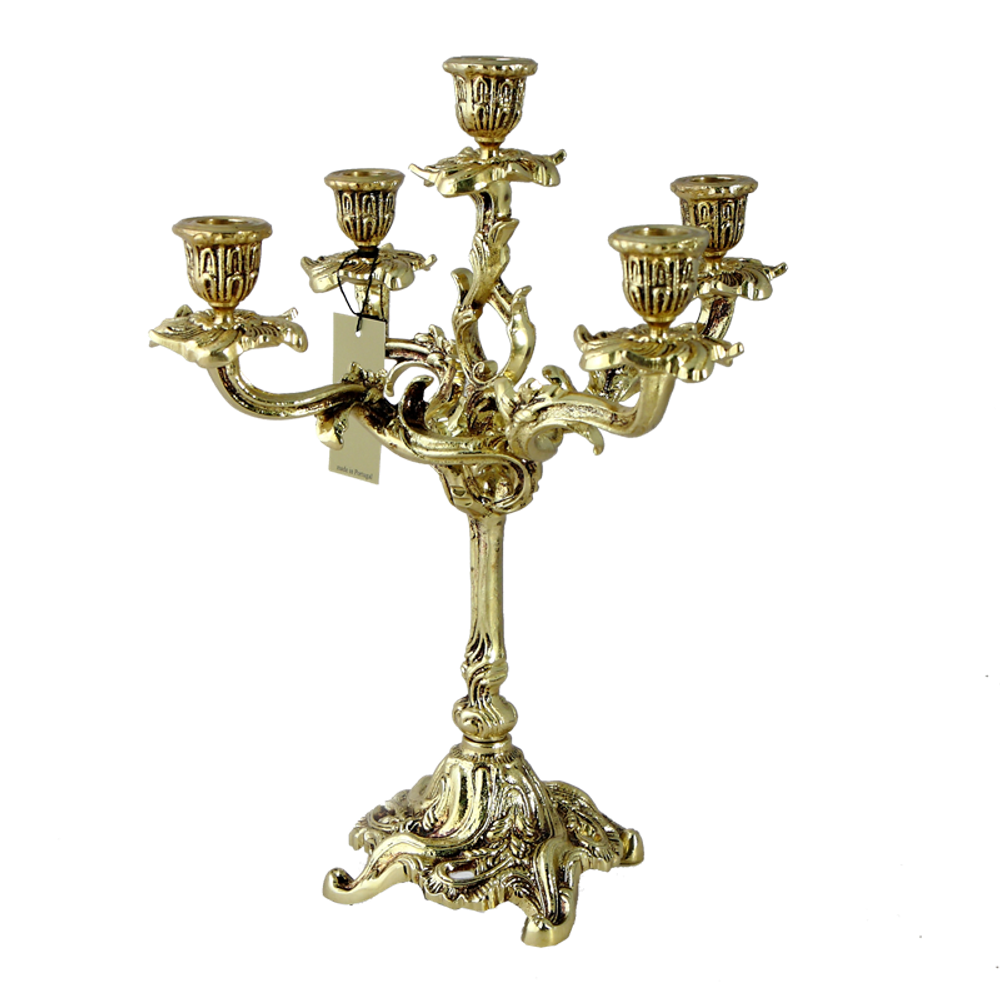 Bello De Bronze Каминные часы с канделябрами "Лимож"