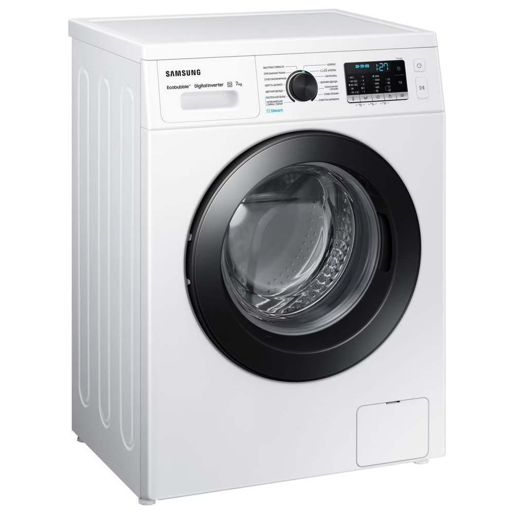 Стиральная машина Samsung WW70AG5S21CELP, 7 кг, 1200 об/мин, 45 см, инвертор, пар