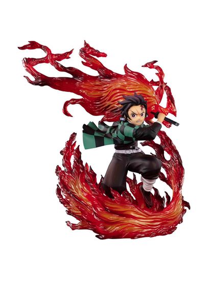 Фигурка Tamashii Nations Figuarts Zero Demon Slayer: Kimetsu no Yaiba Tanjiro Kamado Hinokami Kagura / Фигурка по мотивам аниме "Истребитель демонов", Тандзиро Камадо