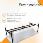 Акриловая ванна Агата 170x70 ( с каркасом)