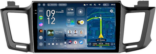 Магнитола для Toyota RAV4 4 2012-2019 - Teyes CC4-PRO монитор 10.36" 2K QLED на Android 13, Быстрейшая, Snapdragon 778G, ИИ, CarPlay, DSP, 4G SIM-слот