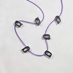 Подвеска в форме буквы "Q", 8мм, сталь