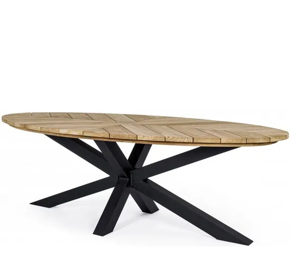 Стол Palmdale 240х110 см, тик, алюминий