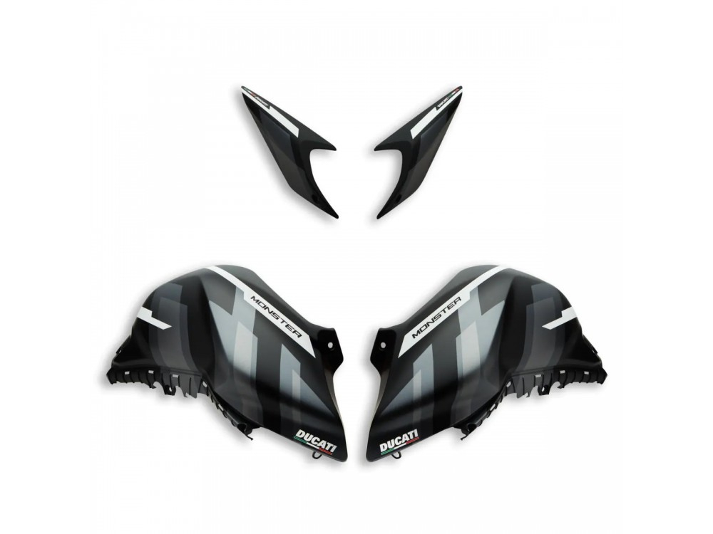 97181011AB DUCATI MONSTER GP COVER SET (BLK) (M 937)