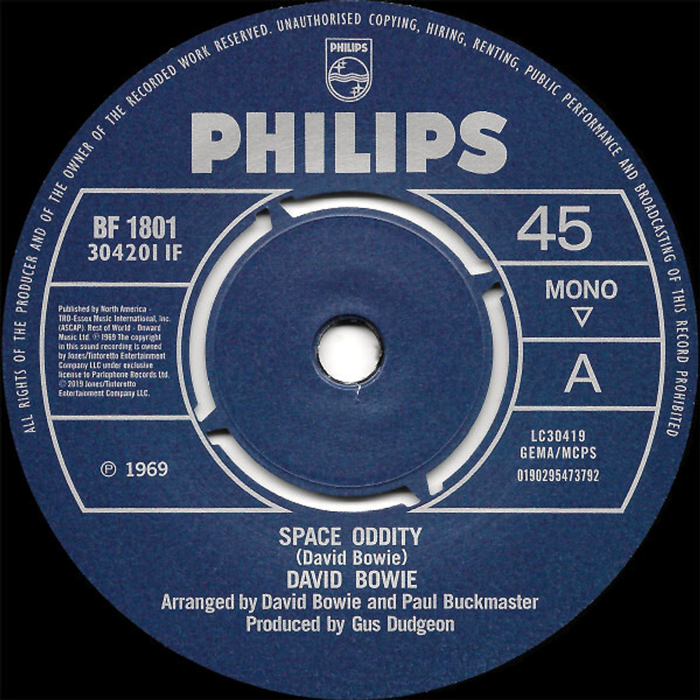 David Bowie / Space Oddity (50th Anniversary Edition)(2x7" Vinyl Single)