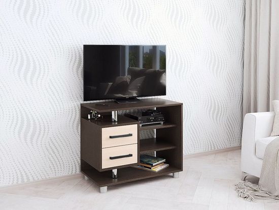 Тумба-ТВ 011 (2я) венге / дуб молочный