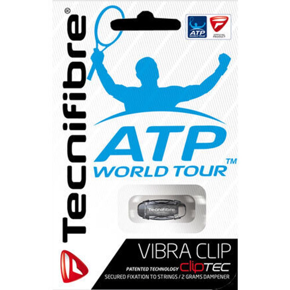 Теннисная ракетка Tecnifibre Vibra Clip Dampener 1 Pack - Transparent